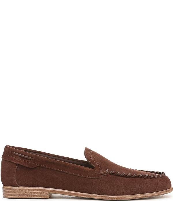 フランコサルト レディース シューズ パンプスエード ローファー Franco Sarto Maude Suede Whipstitch Loafers Dark Brown ブラウン