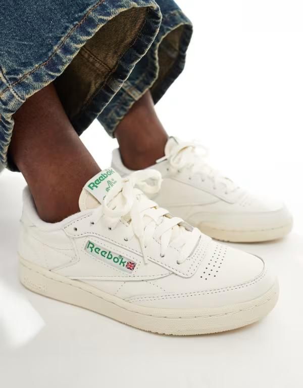 リーボック レディース シューズ スニーカー ヴィンテージ Reebok club c 85 vintage trainers WHITE ホワイト