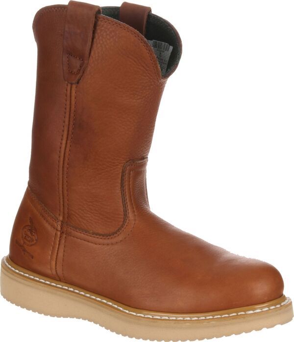 ジョージアブーツ メンズ シューズ ブーツ・レインブーツ Georgia Boots Georgia Boot Mens Farm Ranch Wellington Work Boots Barracuda Gold ゴールド