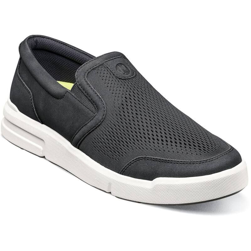 ノンブッシュ メンズ シューズ スニーカー メッシュ Nunn Bush Kore City Rally Mens Mesh SlipOn Shoes Black Multi ブラック