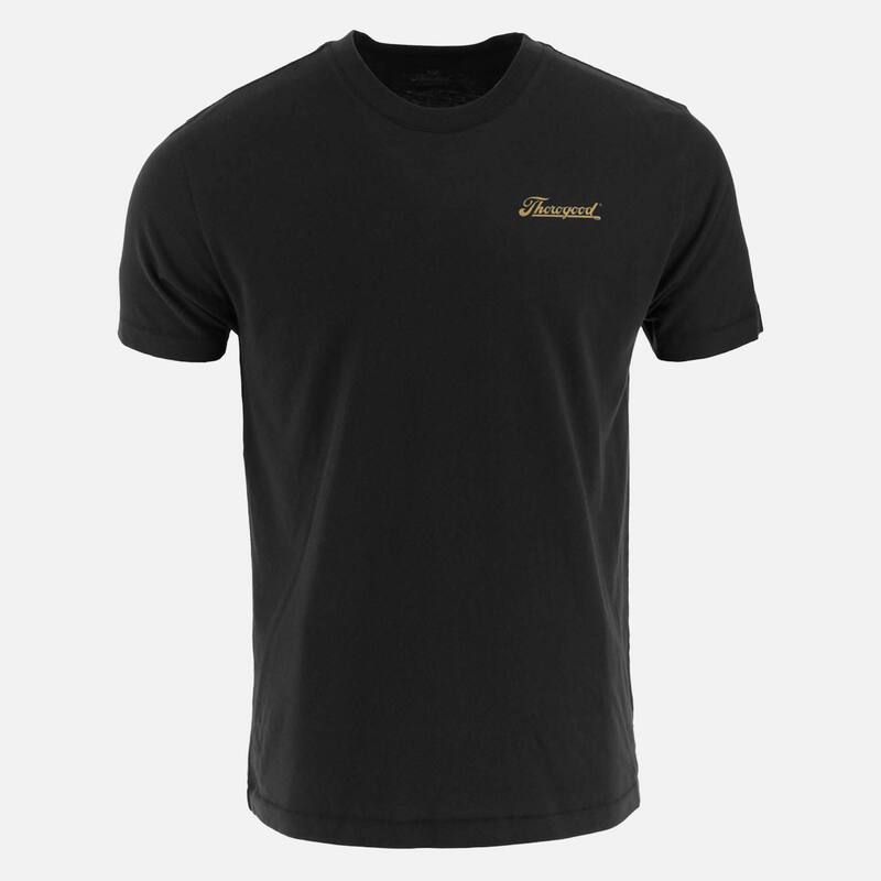 ソログッド メンズ トップス Tシャツ ヴィンテージ ロゴ Thorogood Mens Vintage Classic Logo Short Sleeve TShirt Black ブラック