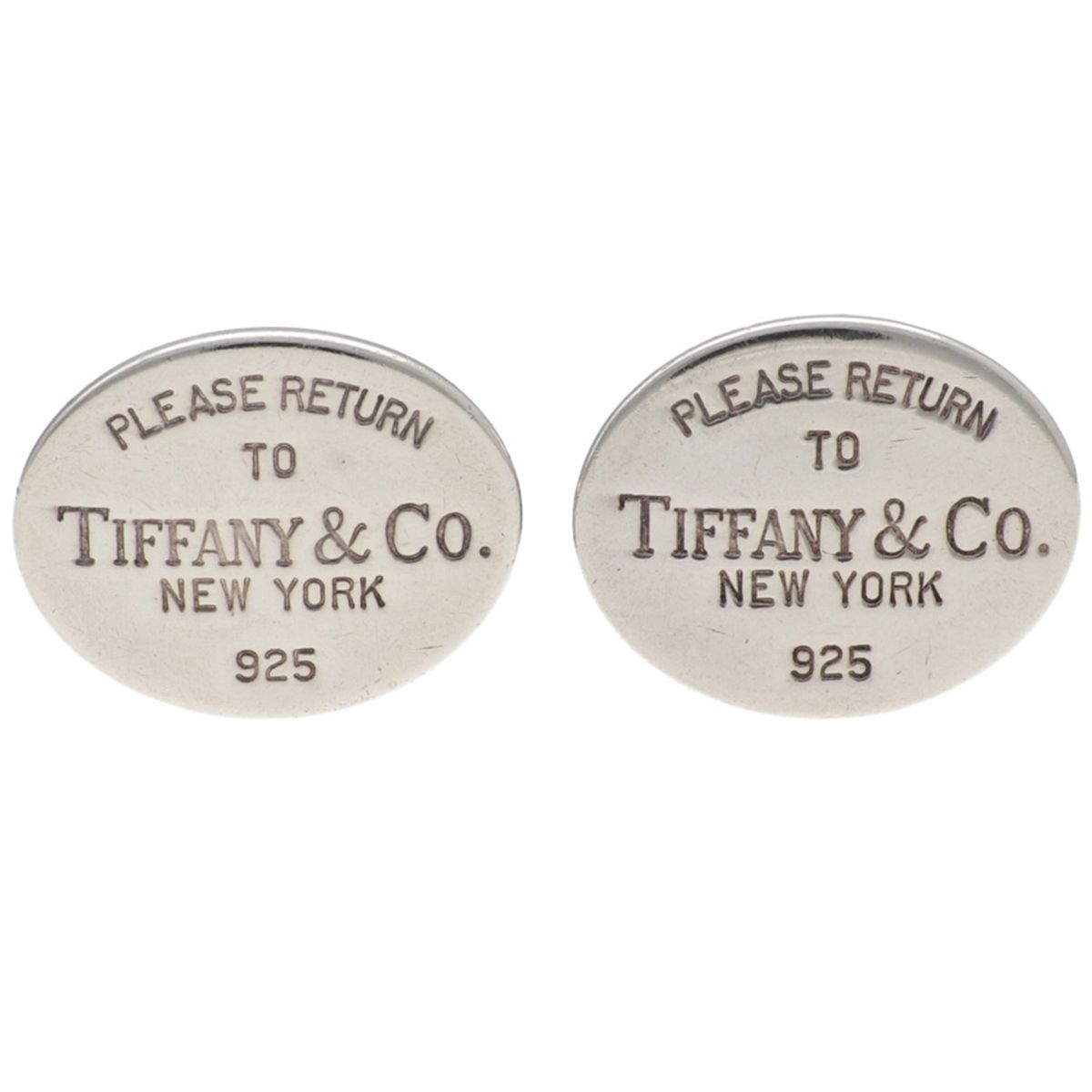 中古】 Tiffany ＆ Co. ティファニー リターントゥ 固定式カフス