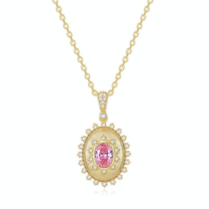 [FANCIME] ネックレス レディース ピンクトルマリン 宝石 「オルセーヌ・クラシック」19世紀 ヨーロッパ 宮廷 ジュエリー シルバー925 女性 人気 母 妻 誕生日 記念日 プレゼント クリスマス ギフト