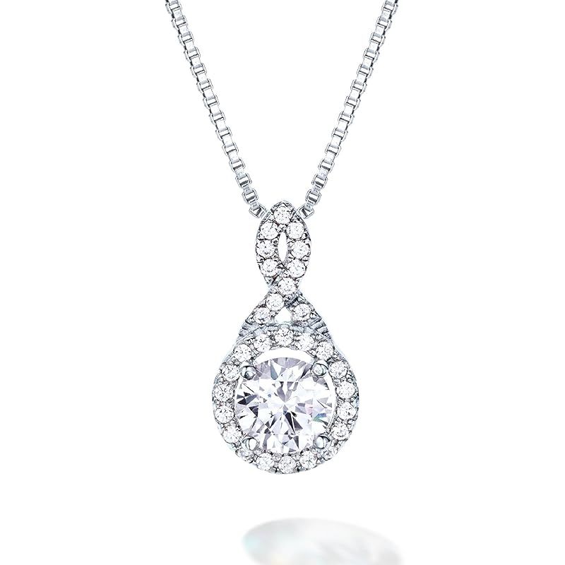 [Gift from New York] ネックレス レディース プラチナ 加工 ティアドロップ シルバー925 金属アレルギー対応 女性 プレゼント