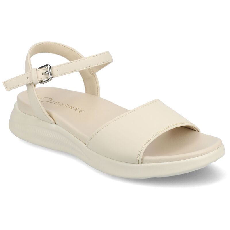 ジャーニー レディース シューズ サンダル アンクル Journee Jaylee Ankle Strap Buckle Womensandals Bone