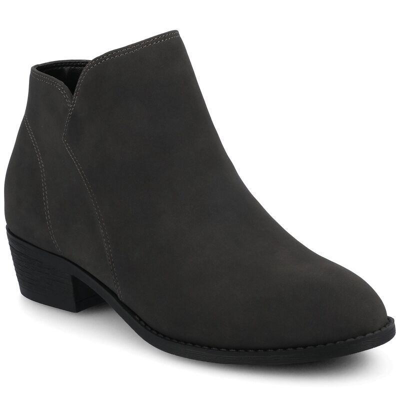 ジャーニー レディース シューズ ブーツ・レインブーツ アンクル Journee Collection Solarah Womens Comfort Ankle Booties Gray グレー
