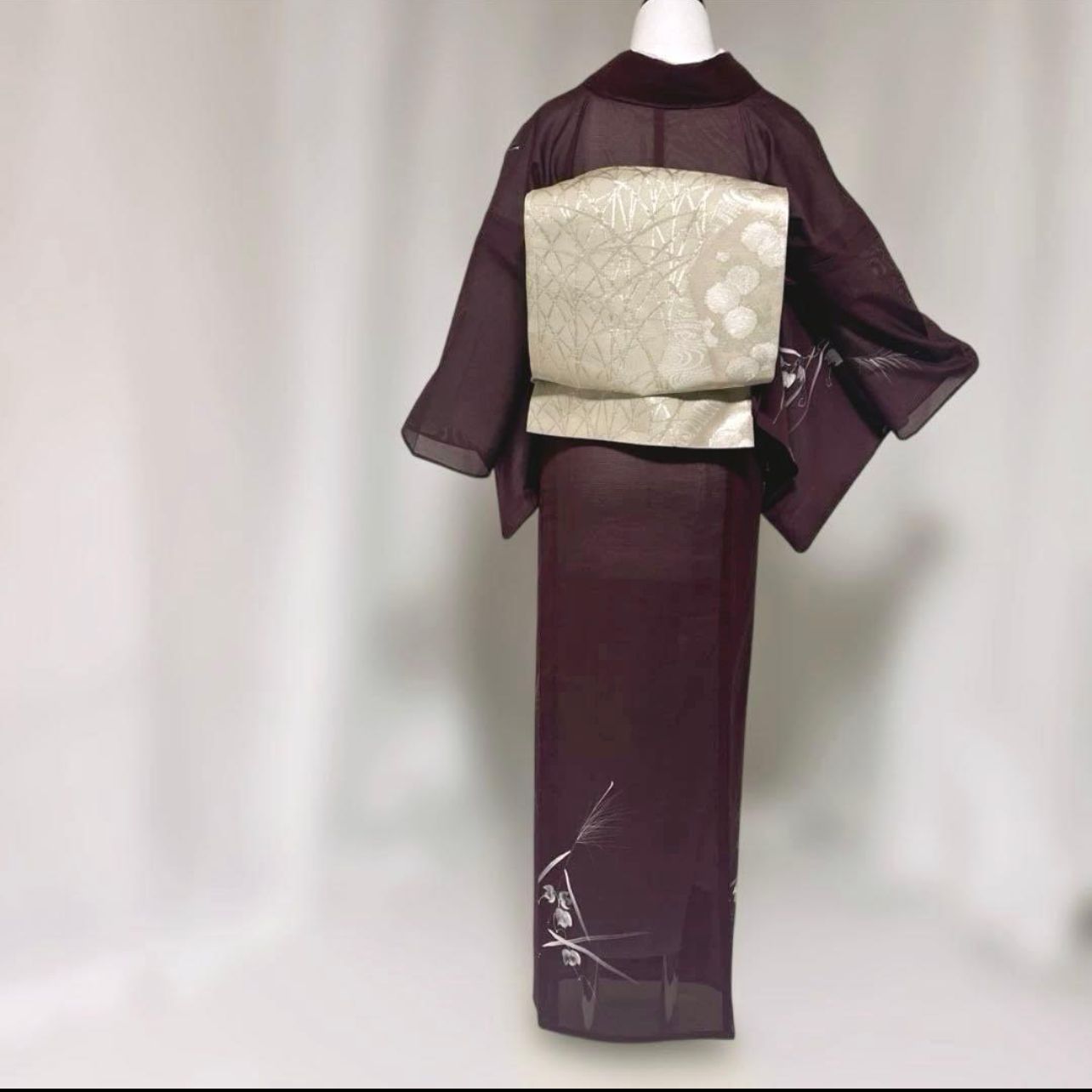東レ 絽 訪問着 フルセット 夏帯 夏帯締め 夏帯揚げ 美品 洗える着物 