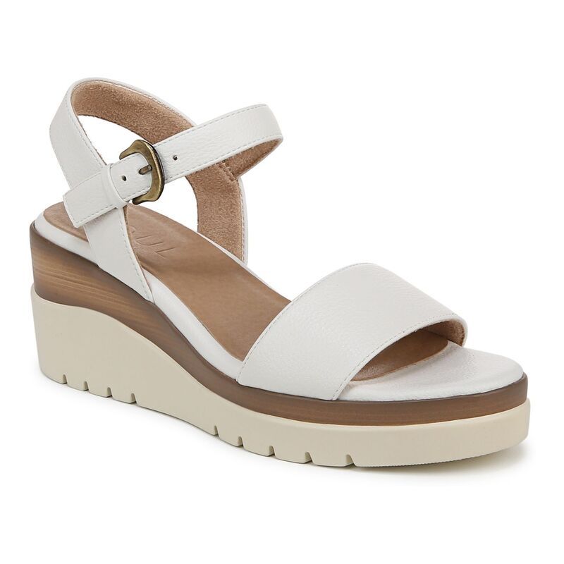 ソウルニュトライザー レディース シューズ サンダル SOUL Naturalizer Graciela Womens Wedge Sandals White ホワイト