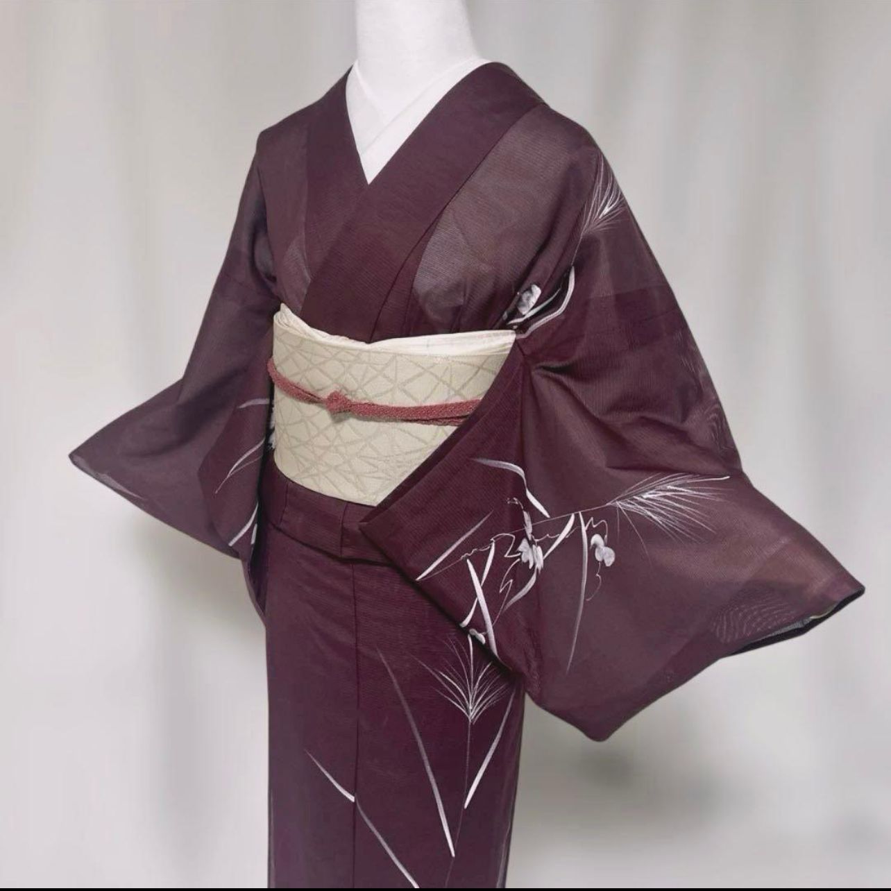 東レ 絽 訪問着 フルセット 夏帯 夏帯締め 夏帯揚げ 美品 洗える着物 