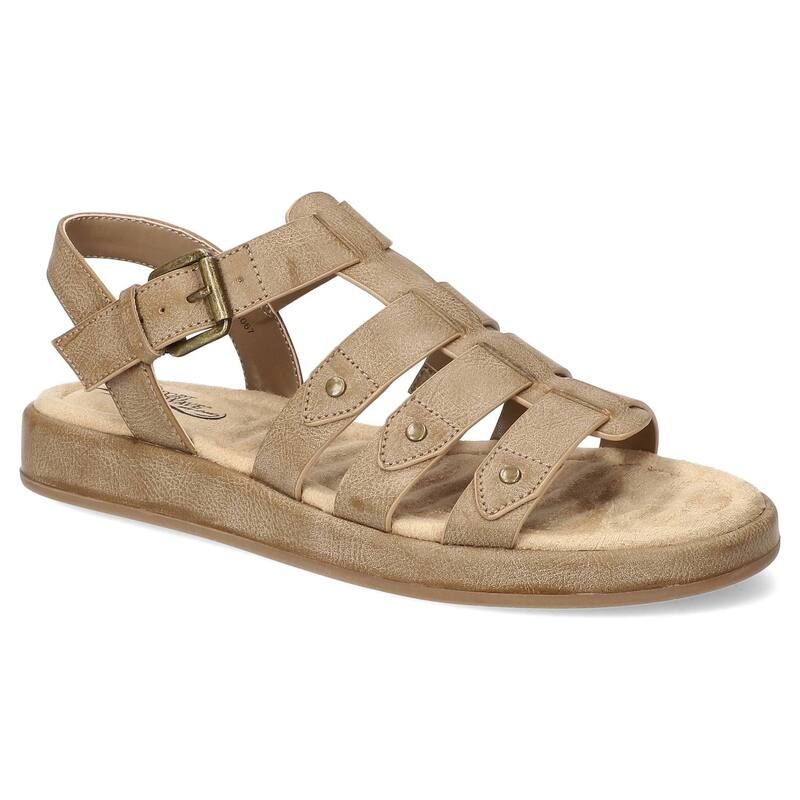 イージーストリート レディース シューズ サンダル プラットフォーム Easy Street Chirp Womens Gladiator Platform Sandals Taupe トープ