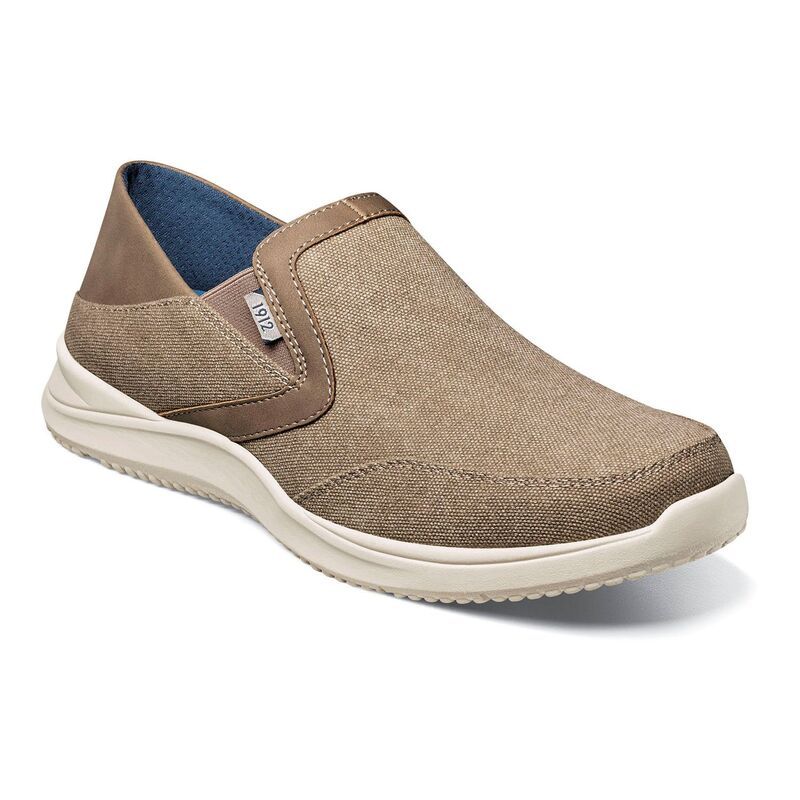ノンブッシュ メンズ シューズ スリッポン・ローファー Nunn Bush Conway EZ MenslipOn Shoestone ストーン