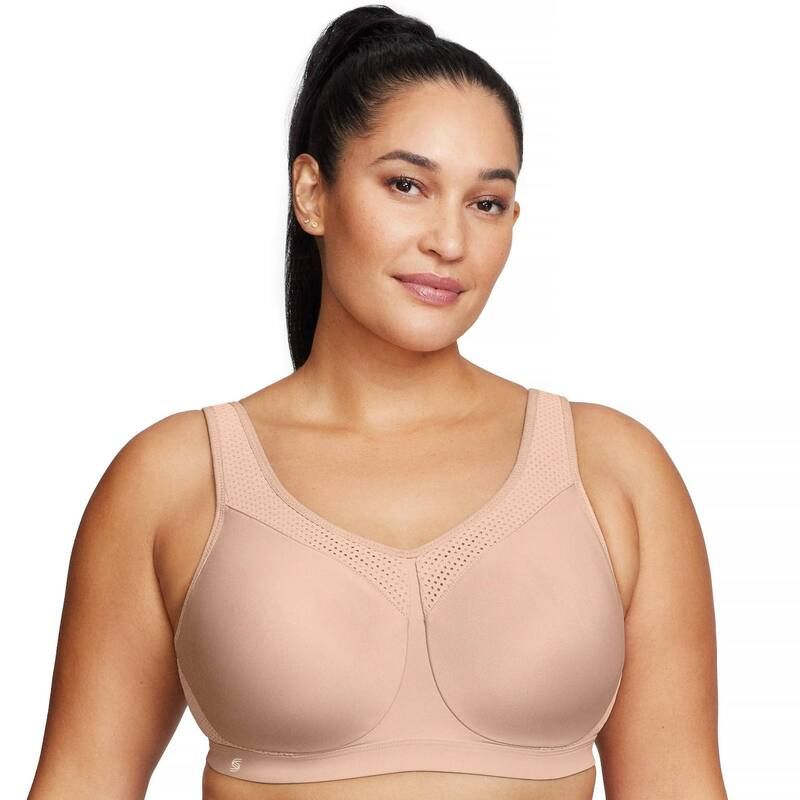 グラマライズ レディース アンダーウェア ブラジャー Glamorise HighImpact Underwire Sports Bra 9066 Cafe