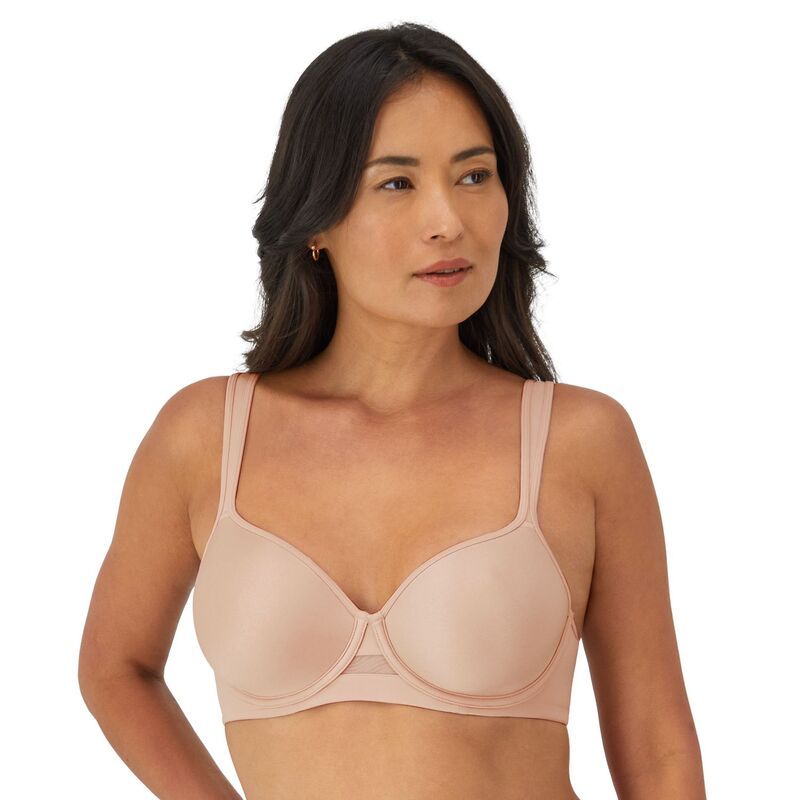 バリ レディース アンダーウェア ブラジャー ミニ Bali One Smooth U Minimizer Underwire FullCoverage Bra DF3490 Sandshell