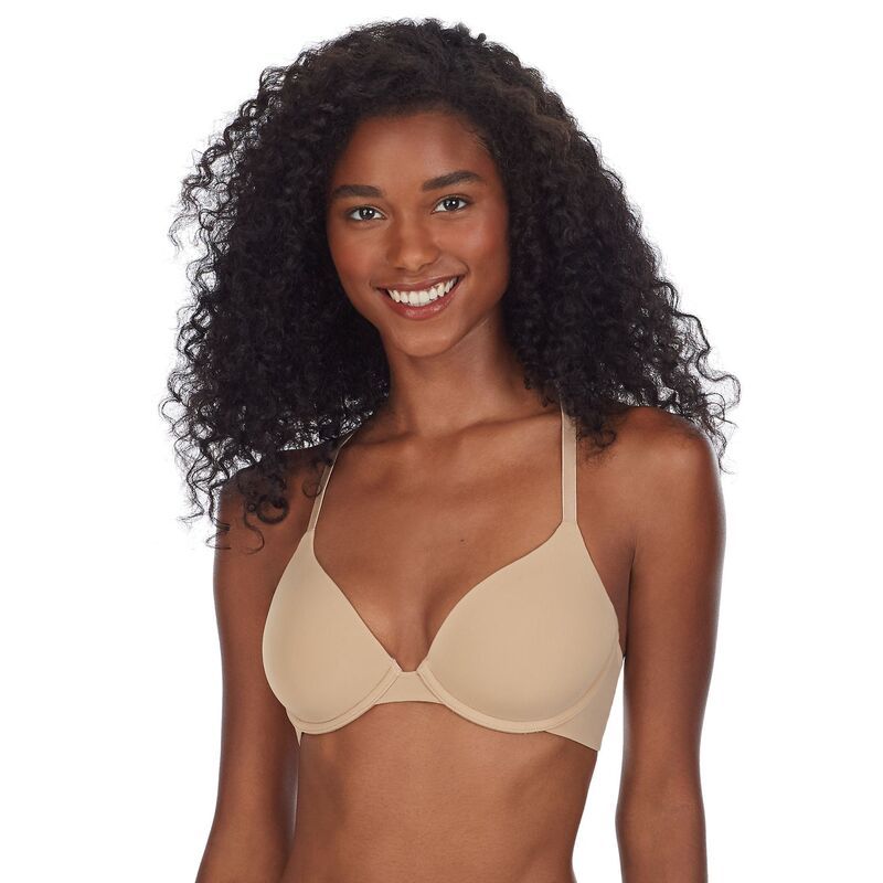 エスオー レディース アンダーウェア ブラジャー Juniors SO Smooth Plunge PushUp Bra SO82001 Beige ベージュ