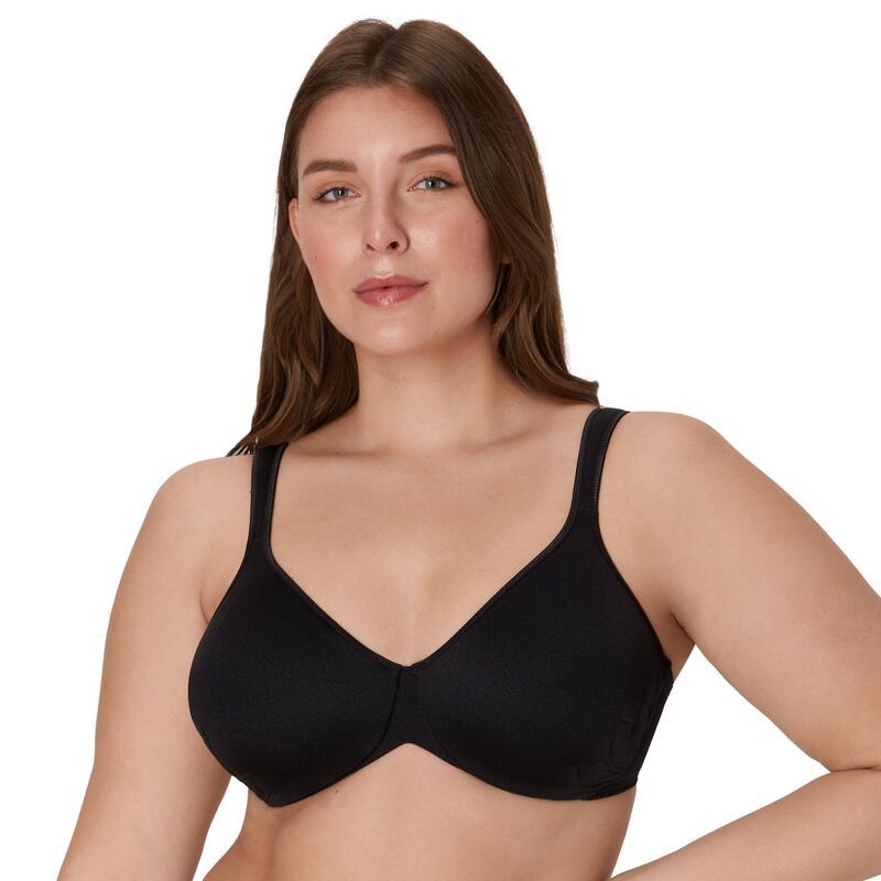 バリ レディース アンダーウェア ブラジャー Balive It Up FullFigure Underwire Bra 3353 Black ブラック