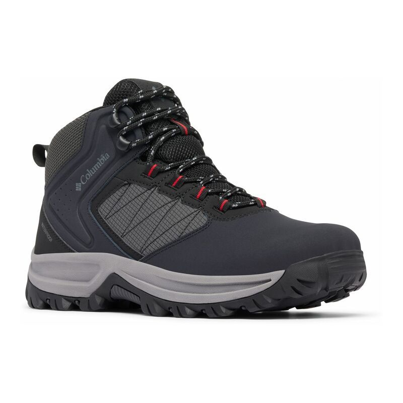 コロンビア メンズ シューズ ブーツ・レインブーツ Columbia Transverse Waterproof Mens Hiking Shoes Black Red ブラック