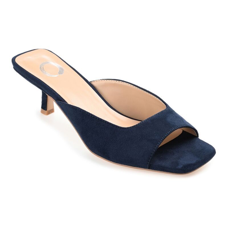 ジュルネ コレクション レディース シューズ パンプス サンダル Journee Collection Larna Womens Kitten Sandals Navy ネイビー