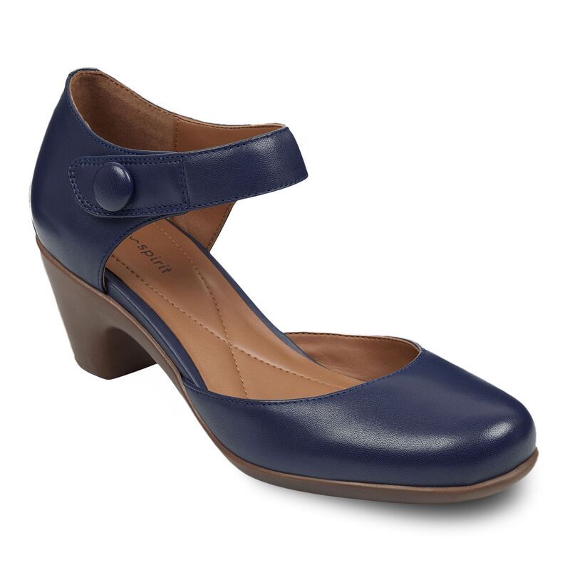 イージースピリット レディース シューズ パンプス ヒール Easy Spirit Clarice Womens Heels Navy ネイビー