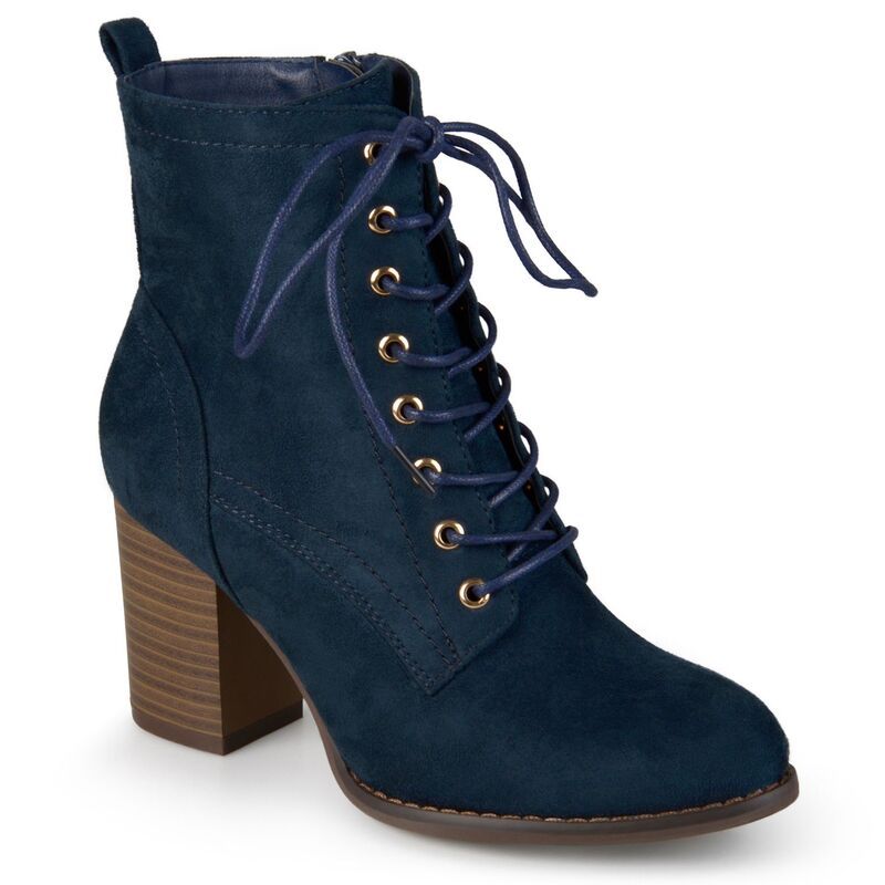 ジュルネ コレクション レディース シューズ ブーツ・レインブーツ アンクル ヒール Journee Collection Baylor Womens Block Heel Ankle Boots Blue ブルー