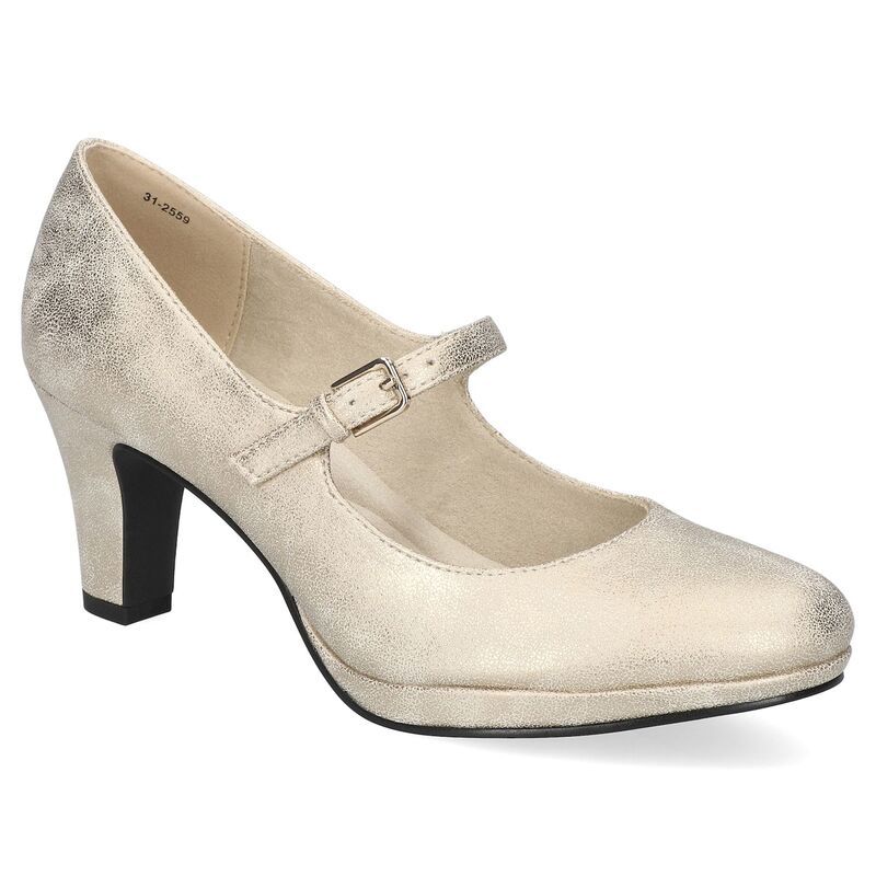 イージーストリート レディース シューズ パンプス プラットフォーム Easy Street Womens Zest Mary Jane Platform Pumpsoft Gold ゴールド