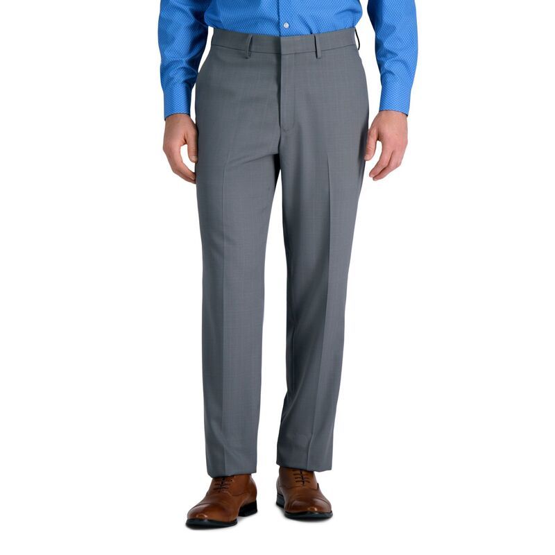 ハガー メンズ ボトムス カジュアルパンツ Mens HaggarR Premium Comfort StraightFit Dress Pants Dark Grey グレー