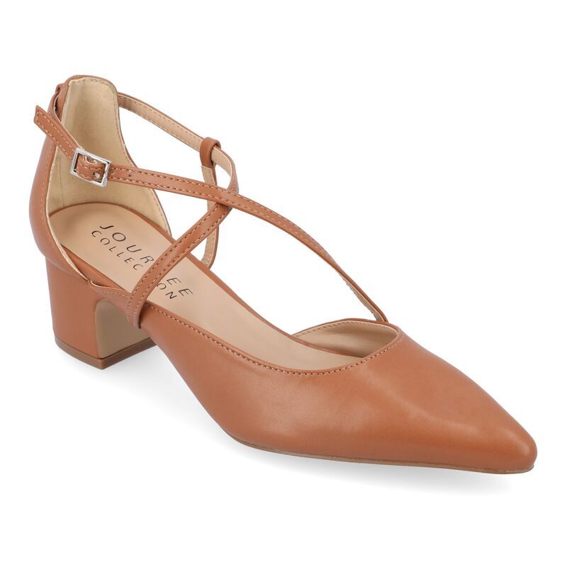 ジュルネ コレクション レディース シューズ パンプス ヒール Journee Collection Galvinn Womens Heels Cognac