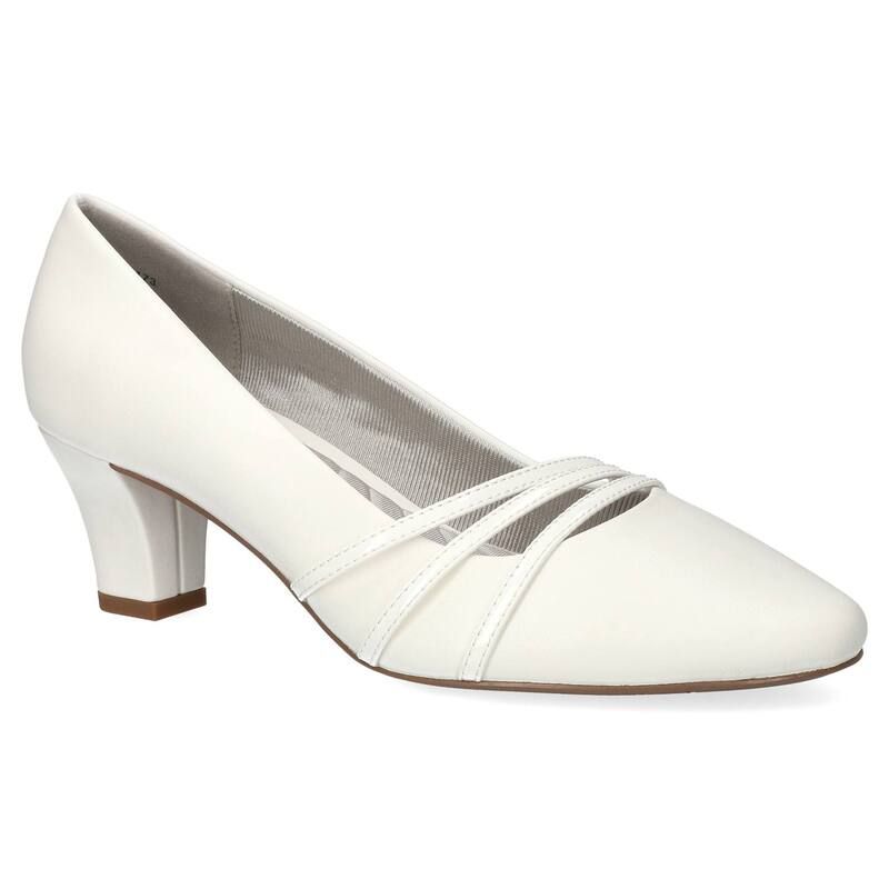 イージーストリート レディース シューズ パンプス Easy Street Cristiny Womens Pumps White ホワイト