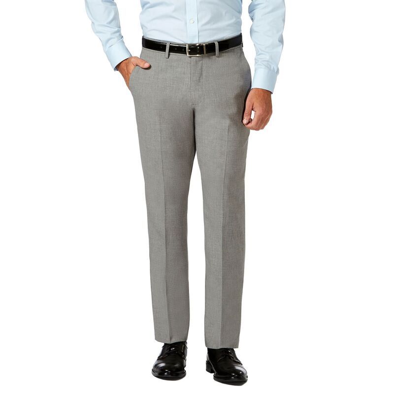 ハガー メンズ ボトムス カジュアルパンツ Mens JM Haggar Premium SlimFit 4Way Stretch FlatFront Dress Pants Light Gray グレー