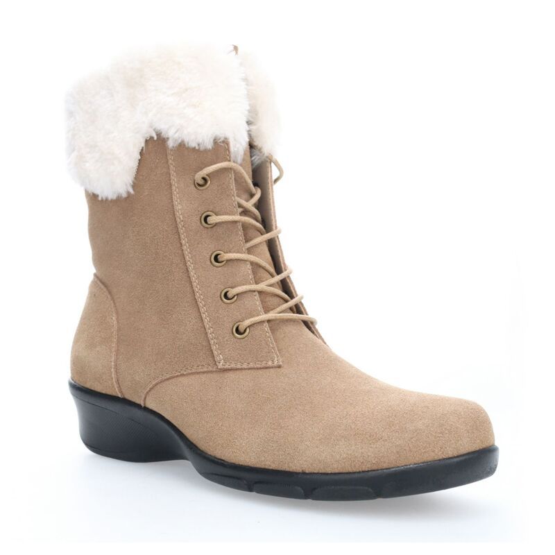 プロペット レディース シューズ ブーツ・レインブーツ スエード Propet Winslowomensuede Winter Boots Latte