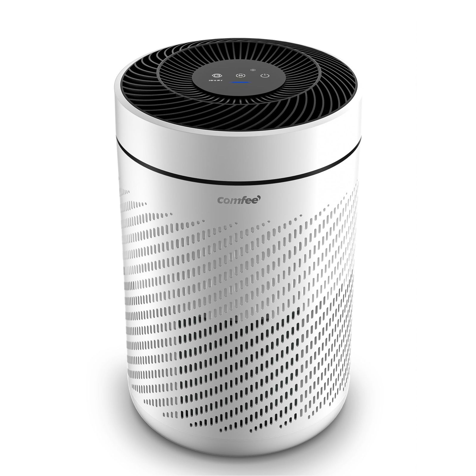 COMFEE' 空気清浄機 19畳 HEPA フィルター 360°吸気口 風量3段階 卓上 脱臭 除菌 集じん 小型 省エネ ペットの毛 花粉 ハウスダスト おやすみモード 強力 PM2.5 コンパクト ホワイト★