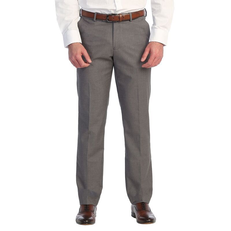 ジョベルティ メンズ ボトムス カジュアルパンツ Gioberti Mens Hidden Expandable Waist Dress Pants Light Gray グレー