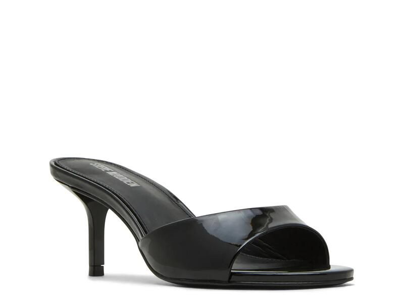 スティーブ マデン レディース シューズ サンダル Steve MaddenKendrix Sandal Black Patent Leather ブラック