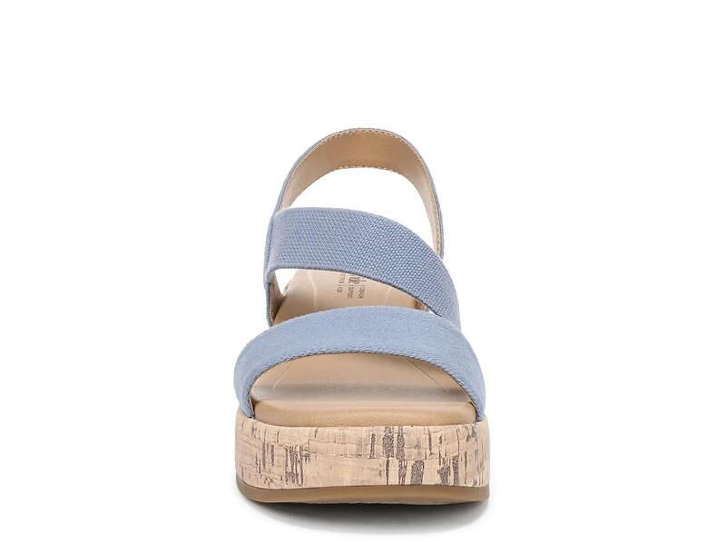 ライフストライド レディース シューズ サンダル LifeStrideOdette Wedge Sandal Blue Denim デニム