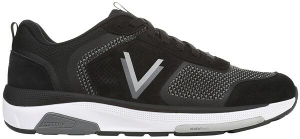 バイオニック メンズ シューズ スニーカー ニット Vionic Mens Walk Strider Knit Shoe Black ブラック