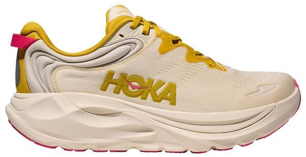 ホカオネオネ レディース シューズ スニーカー HOKA Womens Gaviota 6 Running Shoes BirchYellow Gold イエロー