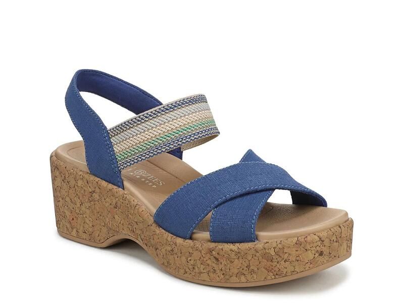 ライフストライド レディース シューズ サンダル プラットフォーム LifeStride Verity Platform Sandal Blue ブルー