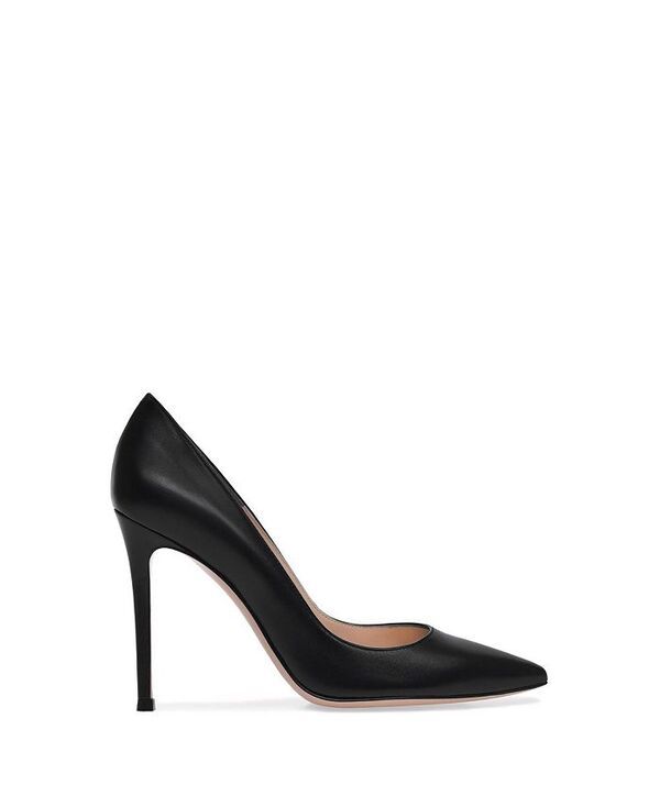ジャンヴィト ロッシ レディース シューズ パンプス Gianvito Rossi Womens Gianvito 105 Pointed Toe Pumps Black Leather ブラック