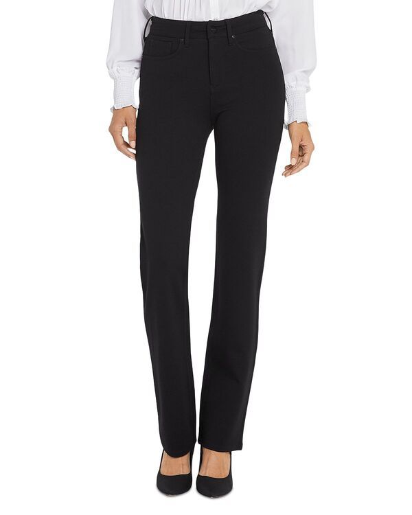 エヌワイディージェイ レディース ボトムス カジュアルパンツ NYDJ Marilyn Straight Ponte Pants Black ブラック