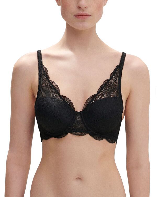 シモーヌペレール レディース アンダーウェア ブラジャー レース Simone Perele Karma 3D Molded Lace Spacer Bra Black ブラック