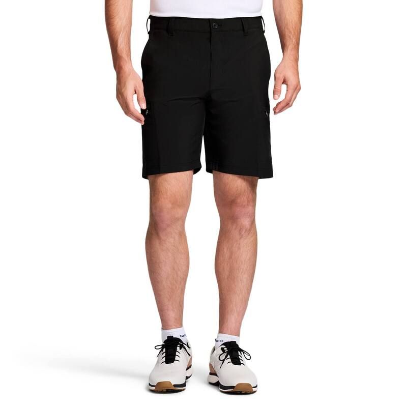 アイゾッド レディース ボトムス ハーフパンツ・ショーツ ショートパンツ Mens IZOD 95in Golf Swingflex Cargo Shorts Black ブラック