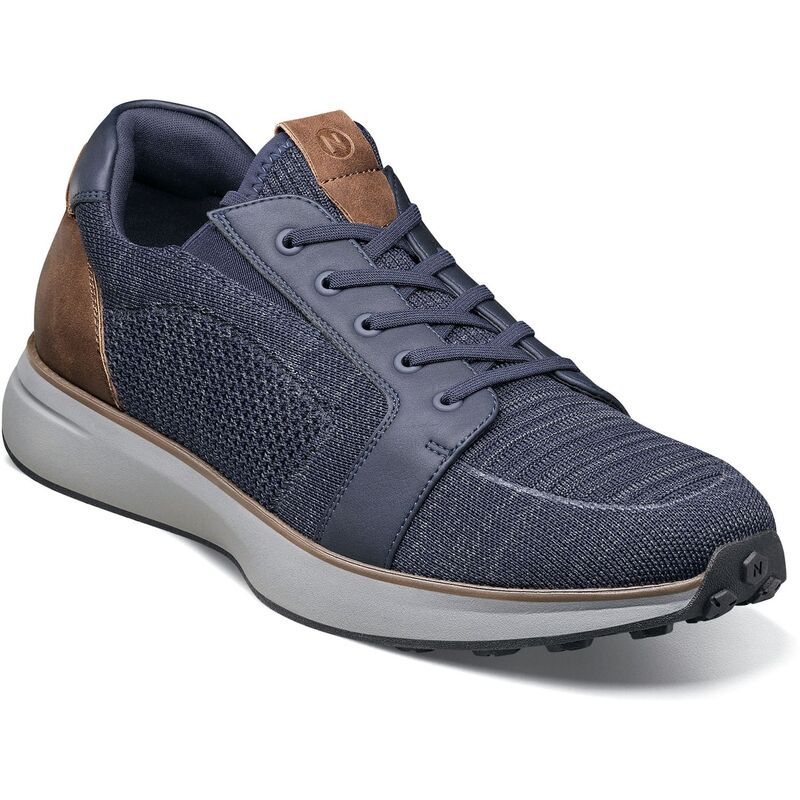ノンブッシュ レディース シューズ スニーカー ニット Nunn Bush Mens Kore Swift Knit Moc Toe Sneakers Navy Multi ネイビー