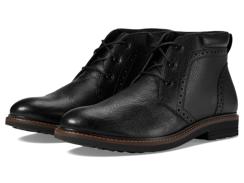 ノンブッシュ メンズ シューズ ブーツ・レインブーツ レザー Nunn Bush Ozark 20 Plain Toe Chukka Leather Boots Black ブラック