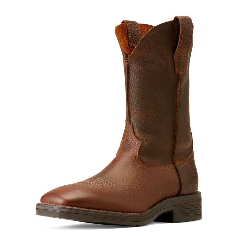 アリアト メンズ シューズ ブーツ・レインブーツ Ariat Ridgeback Rambler Western Boot Brown Oiled Row ブラウン