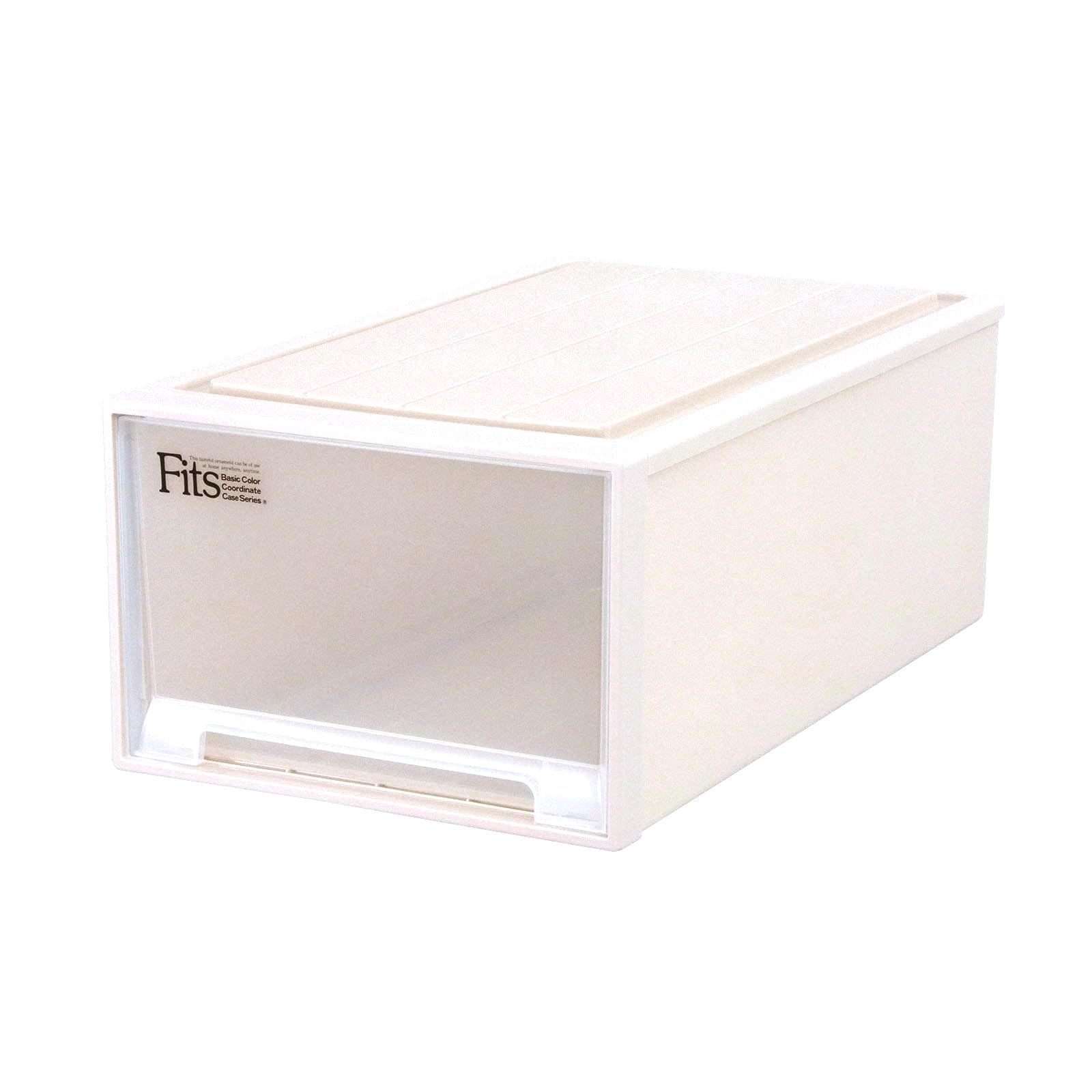 天馬 収納ボックス フィッツケース 押入れ 幅44×奥行74×高さ30cm 収納ケース たわみにくい 衣装ケース 日本製 【色 カプチーノ】 【サイズ ディープL】t 932864c4