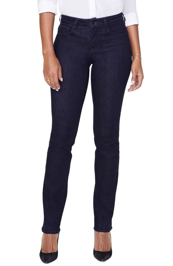 エヌワイディージェイ レディース ボトムス デニムパンツ ストレート ジーンズ NYDJ Marilyn Straight Leg Jeans Rinse