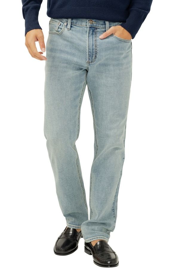 シルバー ジーンズ メンズ ボトムス デニムパンツ Silver Jeans Co Eddie Athletic Fitapered Jeans Daytona