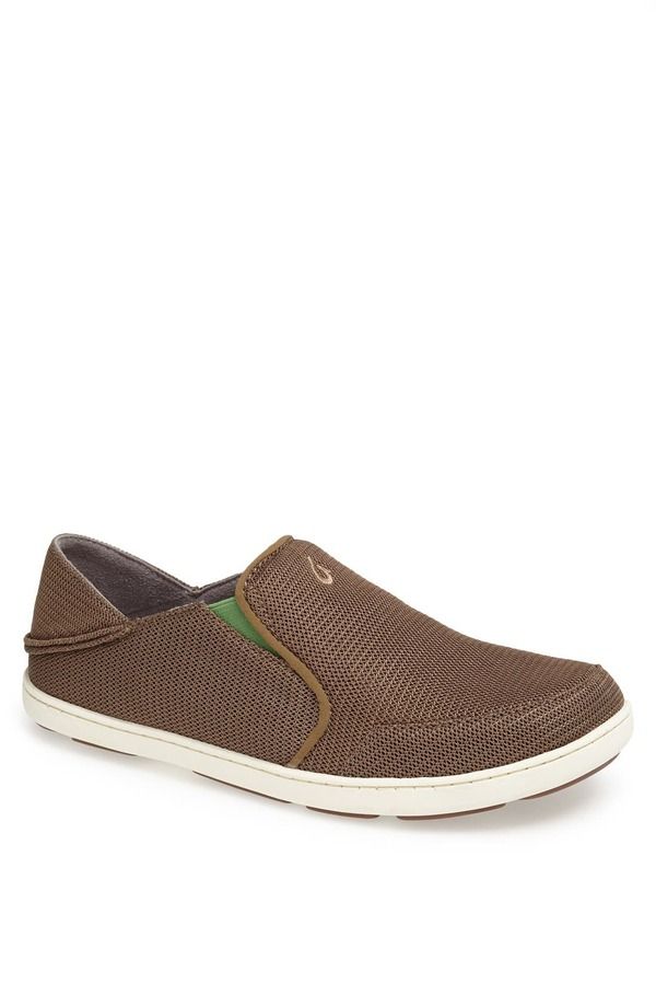 オルカイ メンズ ボトムス カジュアルパンツ メッシュ OluKai Nohea Mesh SlipOn MustangLime Peel ライム