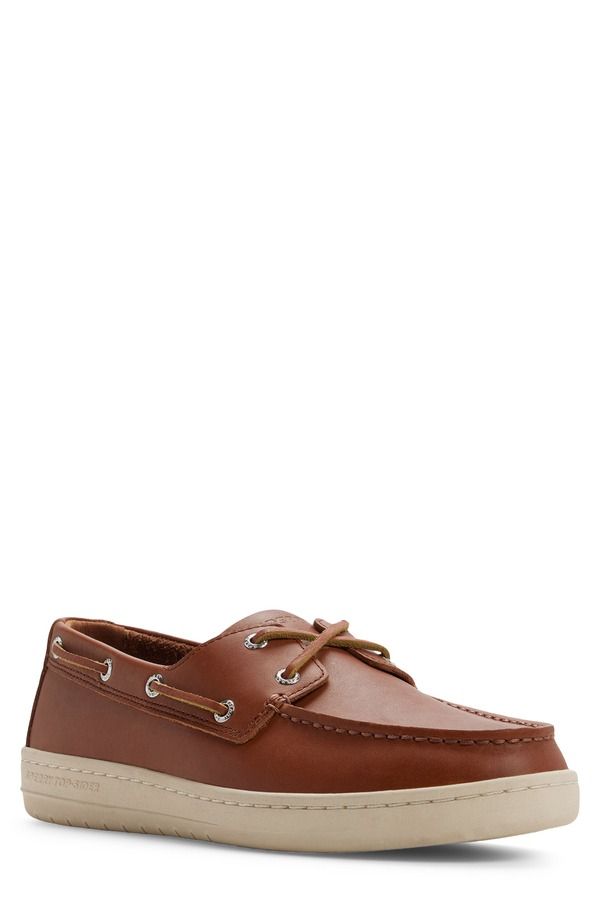 スペリー メンズ シューズ スリッポン・ローファー Sperry Strake 2Eye Boat Shoe Tan タン