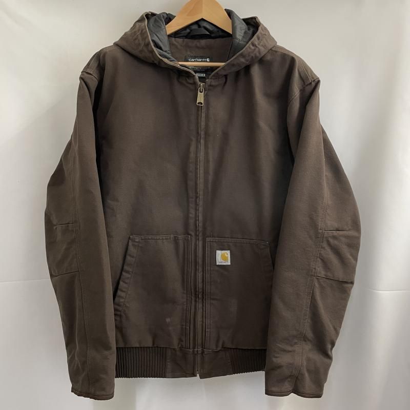 【中古】Carhartt アクティブジャケットジャケット サイズXL ブラウン カーハート J130-M[19]