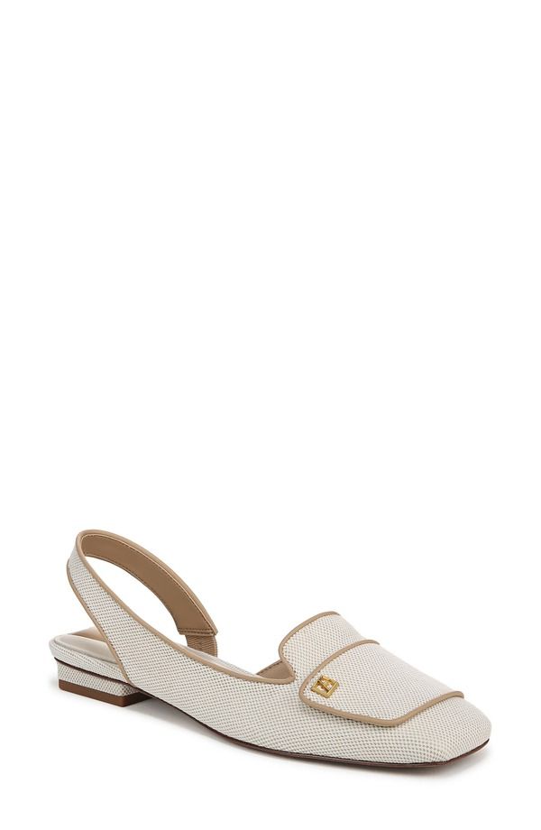 フランコサルト レディース シューズ パンプス Franco Sarto Teagan Slingback Half dOrsay Flat Natural